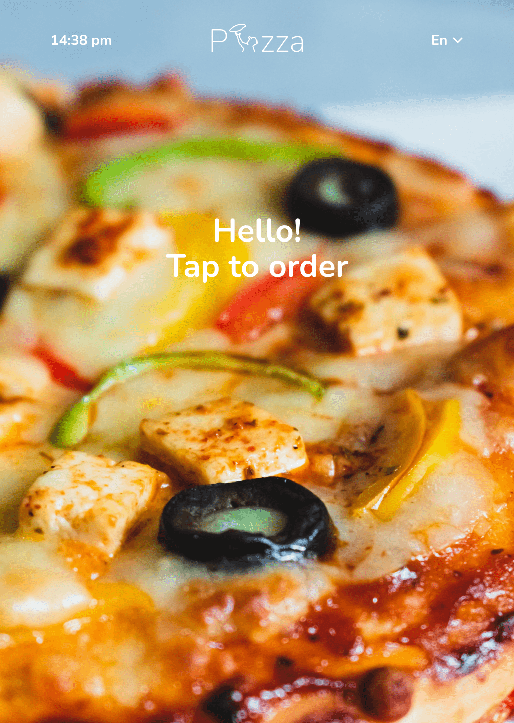Kiosk Order Pizza ui design UX design