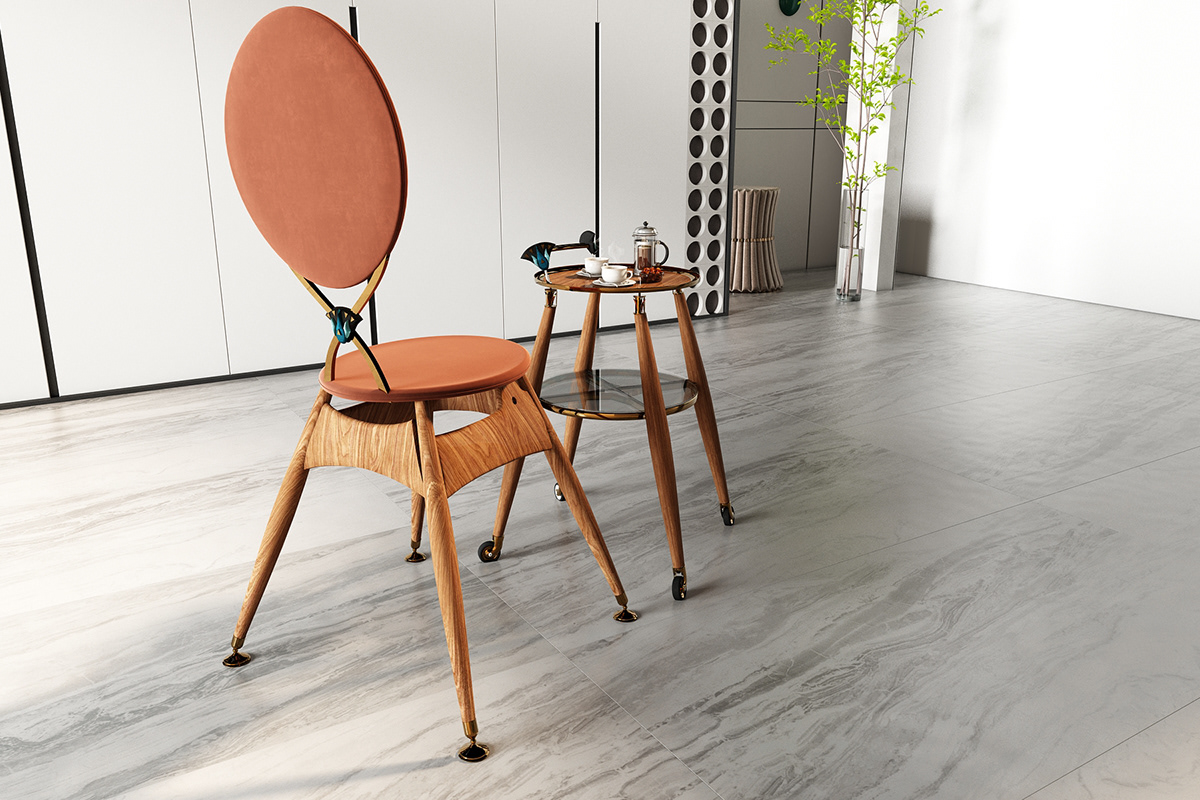 table furniture Interior 3ds max vray wood house Render modern