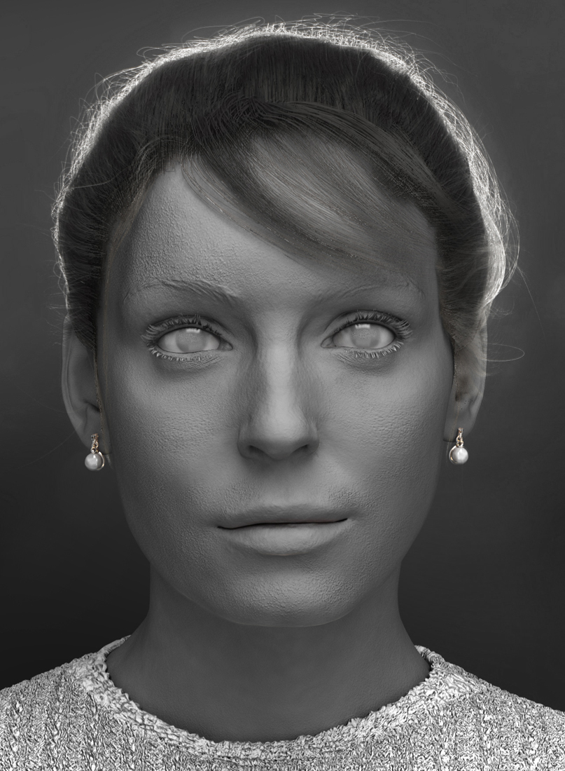 Zbrush 3ds max vray realistic portrait