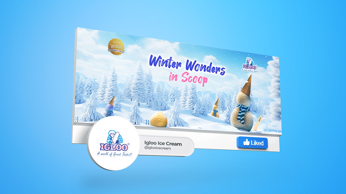 igloo ice cream Advertising  Social media post marketing   creatividad Diseño editorial redacción diagramación revista Ice Cream Social Media