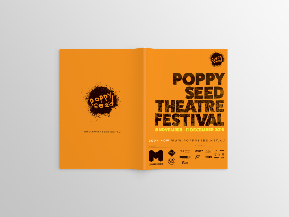 poppy poppyseed poppy seed Theatre festival print digital