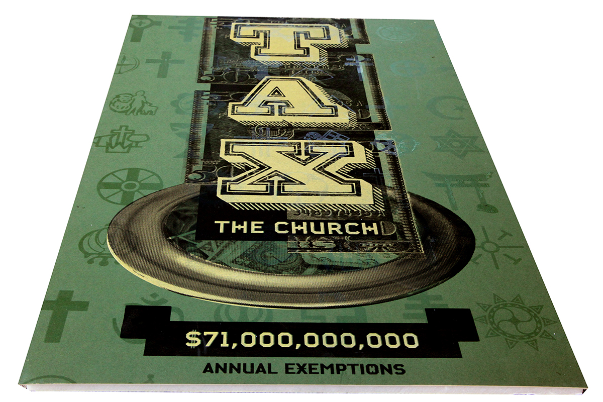 posters screen print Propaganda politics tax money church