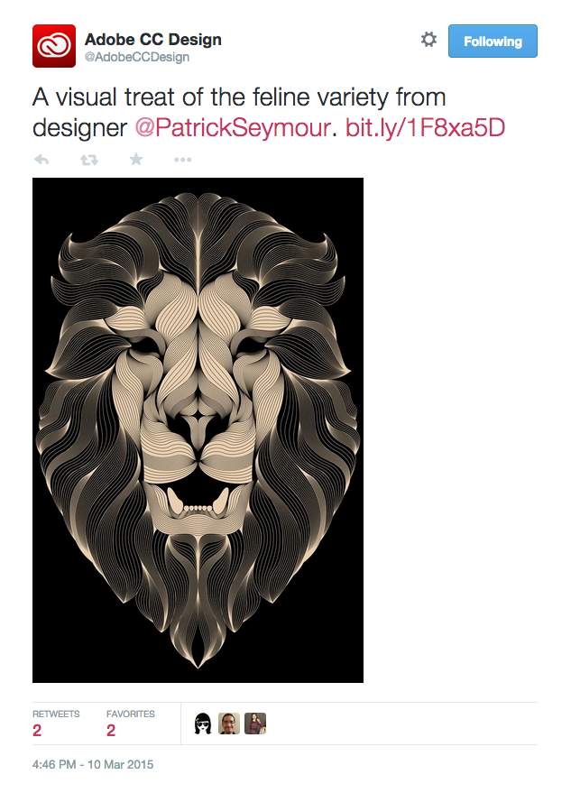 lion face visage lines stripes moire animal wild art line ligne pattern