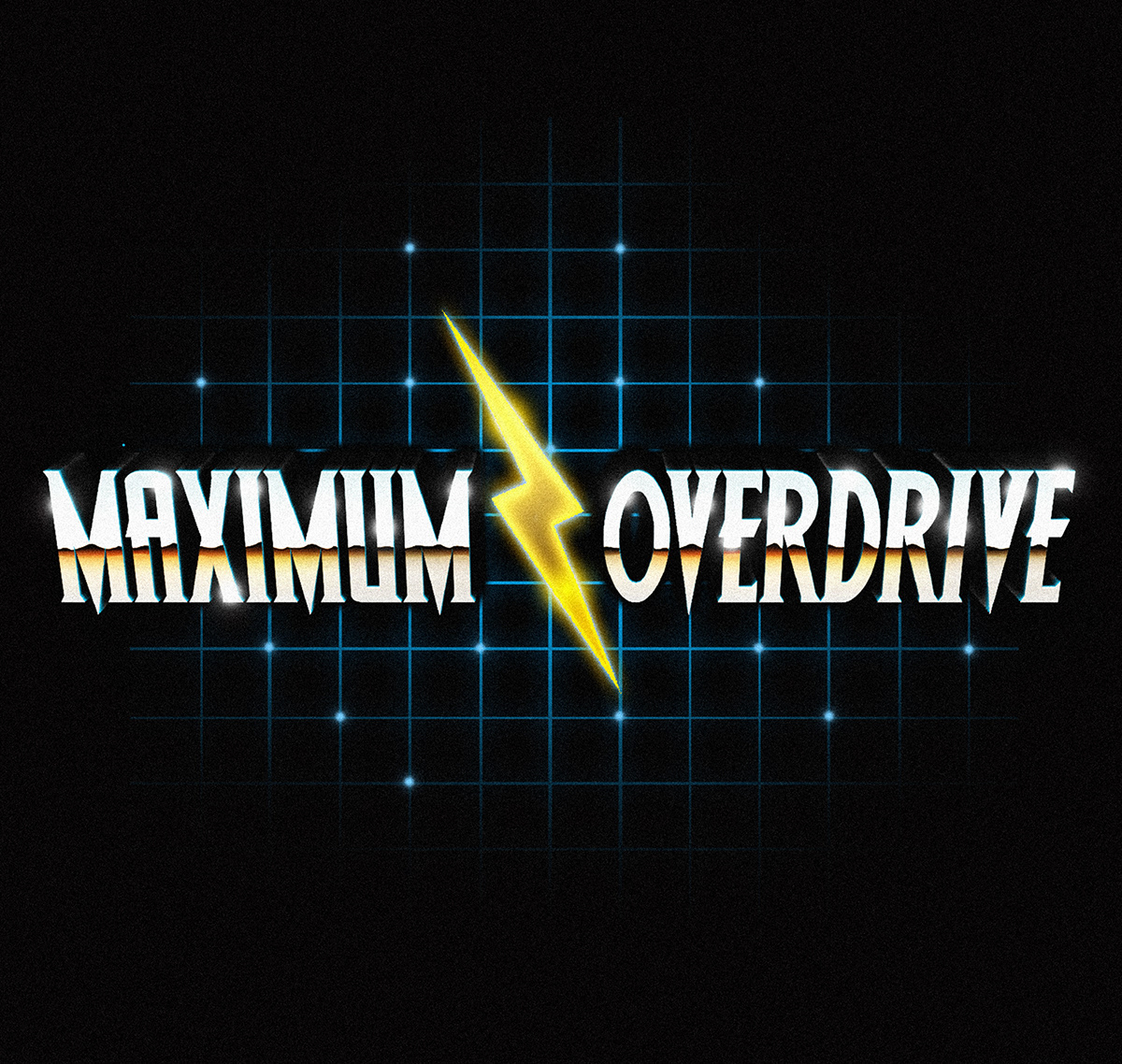 maximum Retro metal lightning 1980's pixelrider