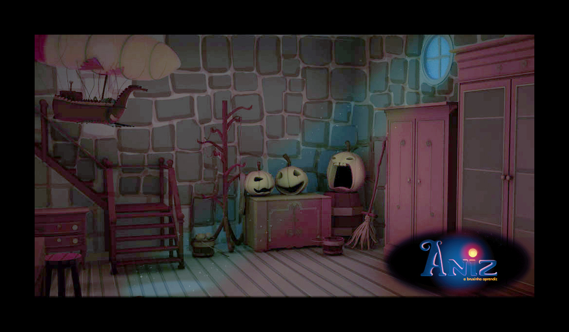aniz Bruxa witch Halloween 3D 2D animação ANIMACAO3D animacao2d animatic makingof