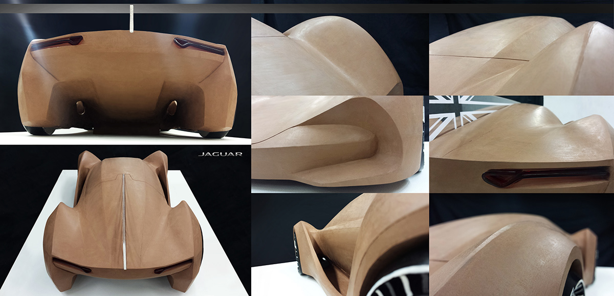norbert hajdu jaguar car automotive   design clay modelling model sketch Render history heritage future