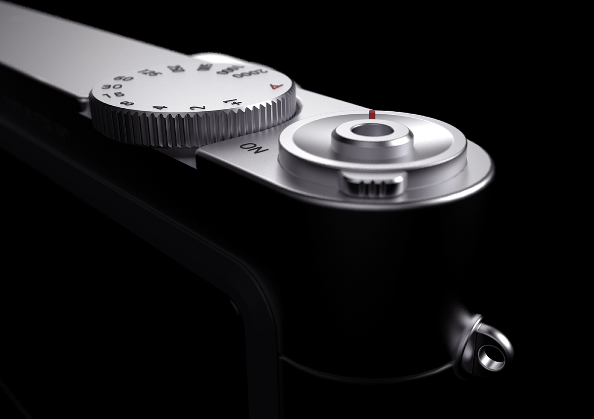 Leica camera rendering CGI concept heritage touchscreen