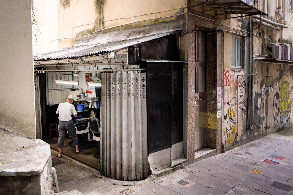 hongkong hk Street people Shops