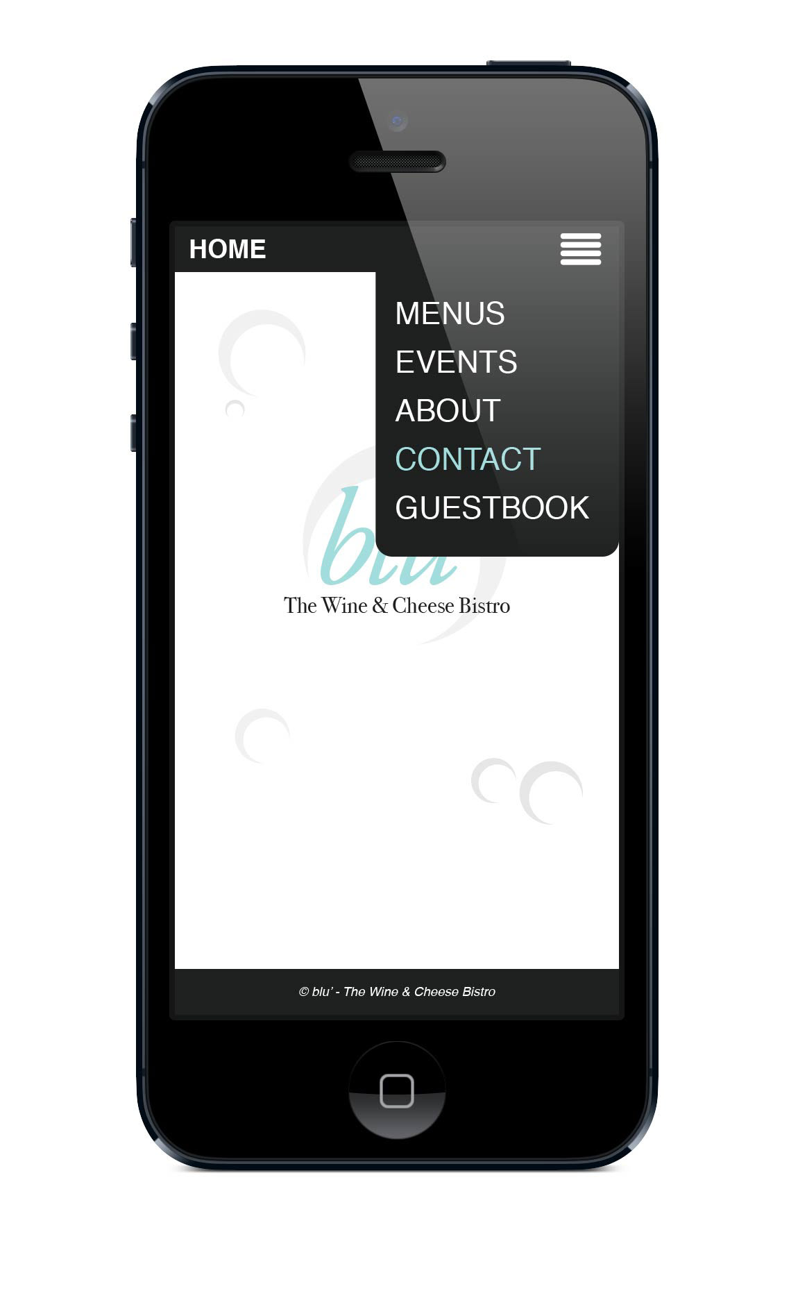 restaurant website graphics