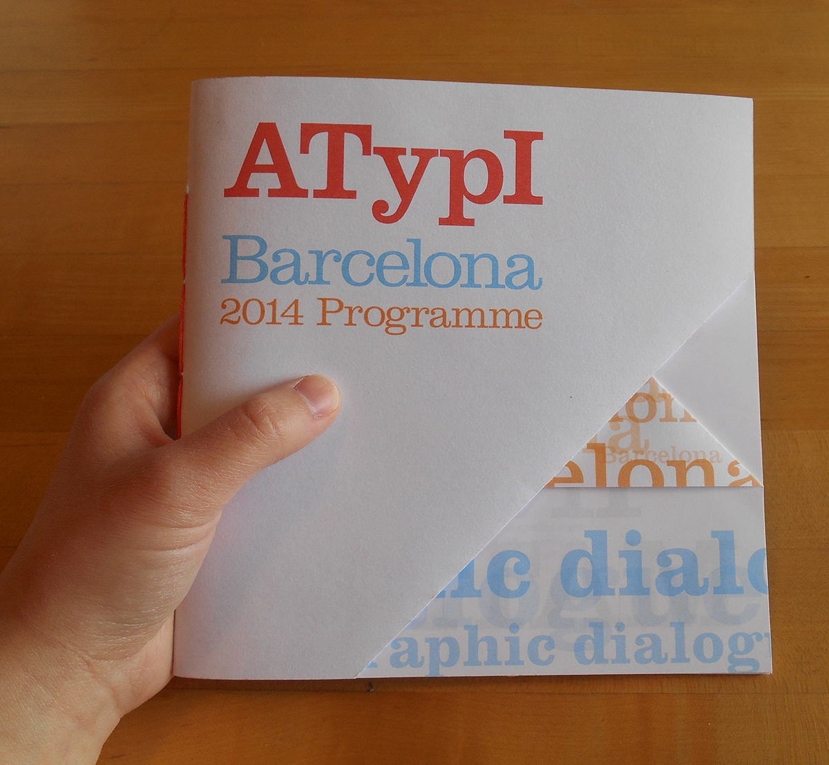 ATypI barcelona conference Conference guide Association Typographique Internationale international typography association