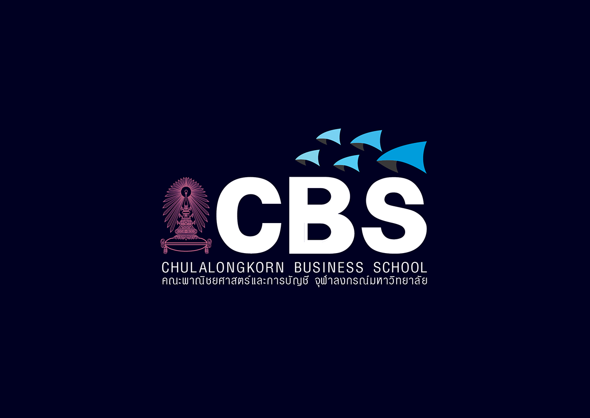 chulalongkorn business University logo Stationery corporate identity businesscard letterhead rebranding graphicdesign graphic c.i. Bangkok Thailand