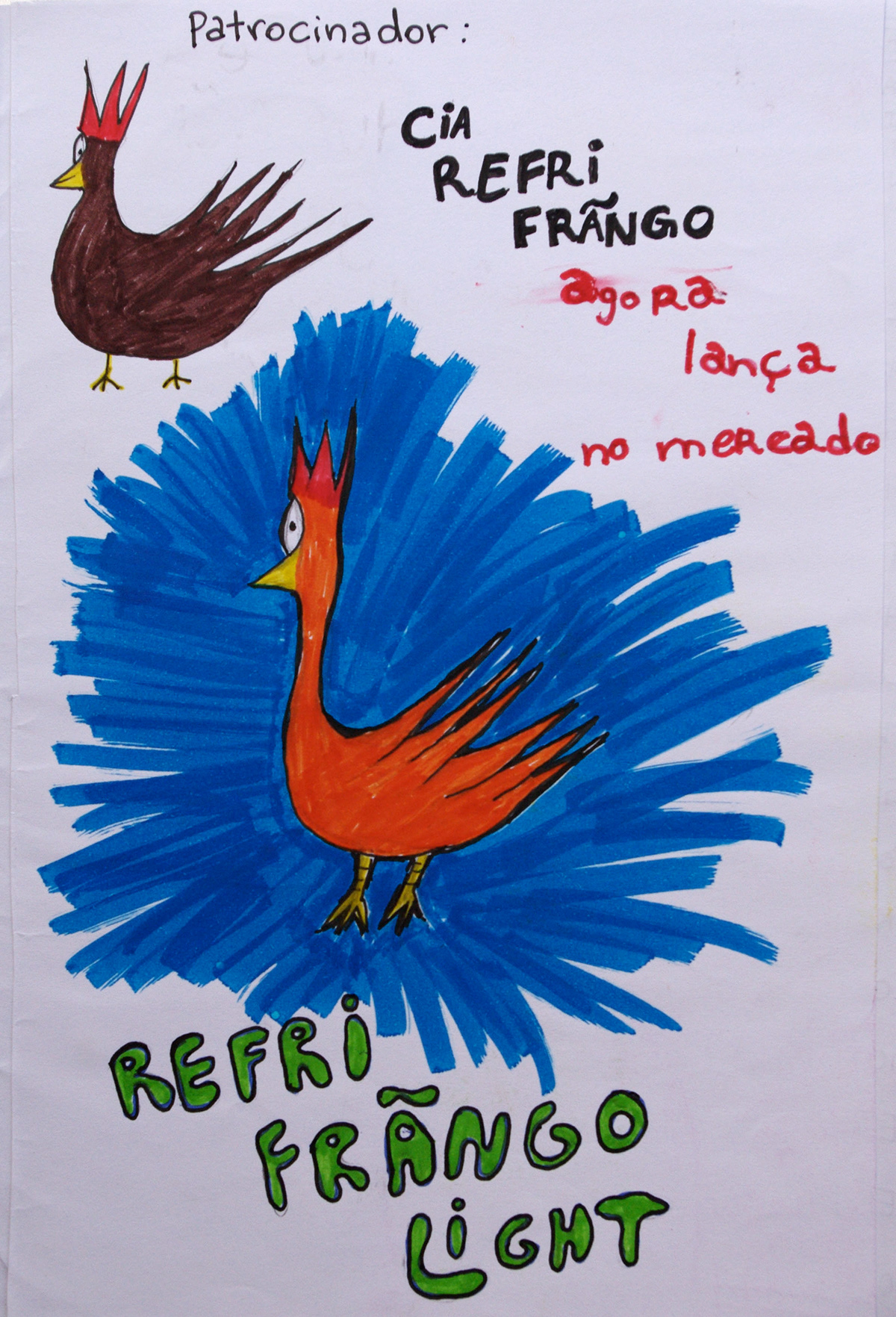 frango chicken cartoon  refri hen Chick Rooster Galo galinha desenho Ilustração