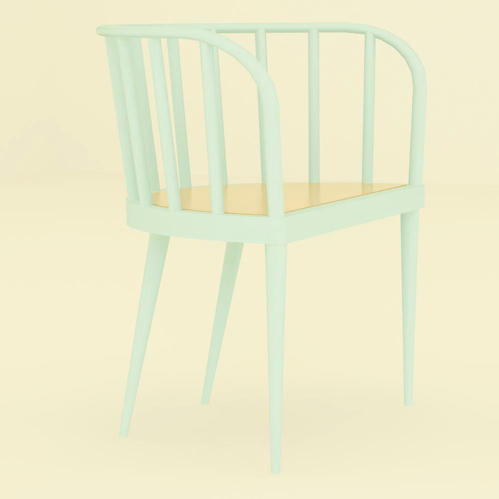 furniture Classic round back chair pastel contemporary windsor chair Robot Chair  Victorian Chair