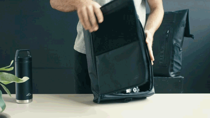 backpack Carry edc industrial design  innovation Kickstarter modular Outdoor soft goods sporting goods Travel waterproof