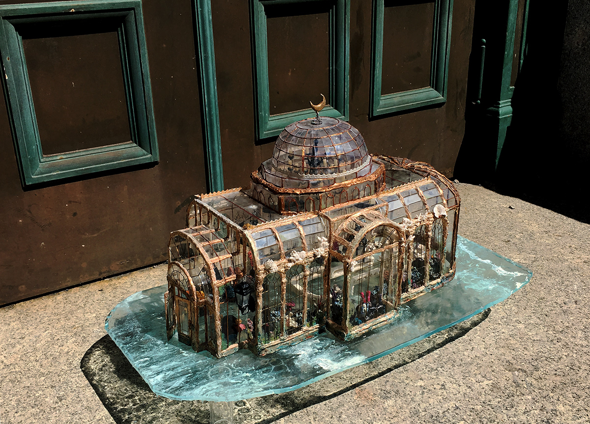 Adobe Portfolio 3D illustration Diorama sculpture ILLUSTRATION  Miniature fabrication Ocean mixed media greenhouse