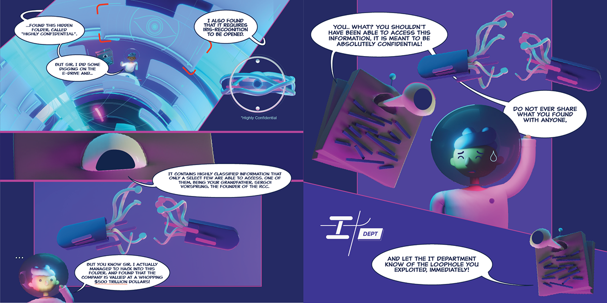 3D art direction comics modelling