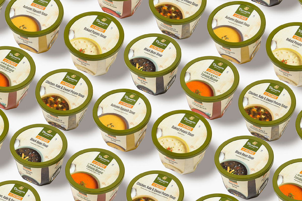 cpg package design  salad dressing bread Soup