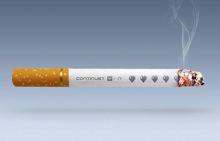 Smokers game social advertisement cigarette advertisement