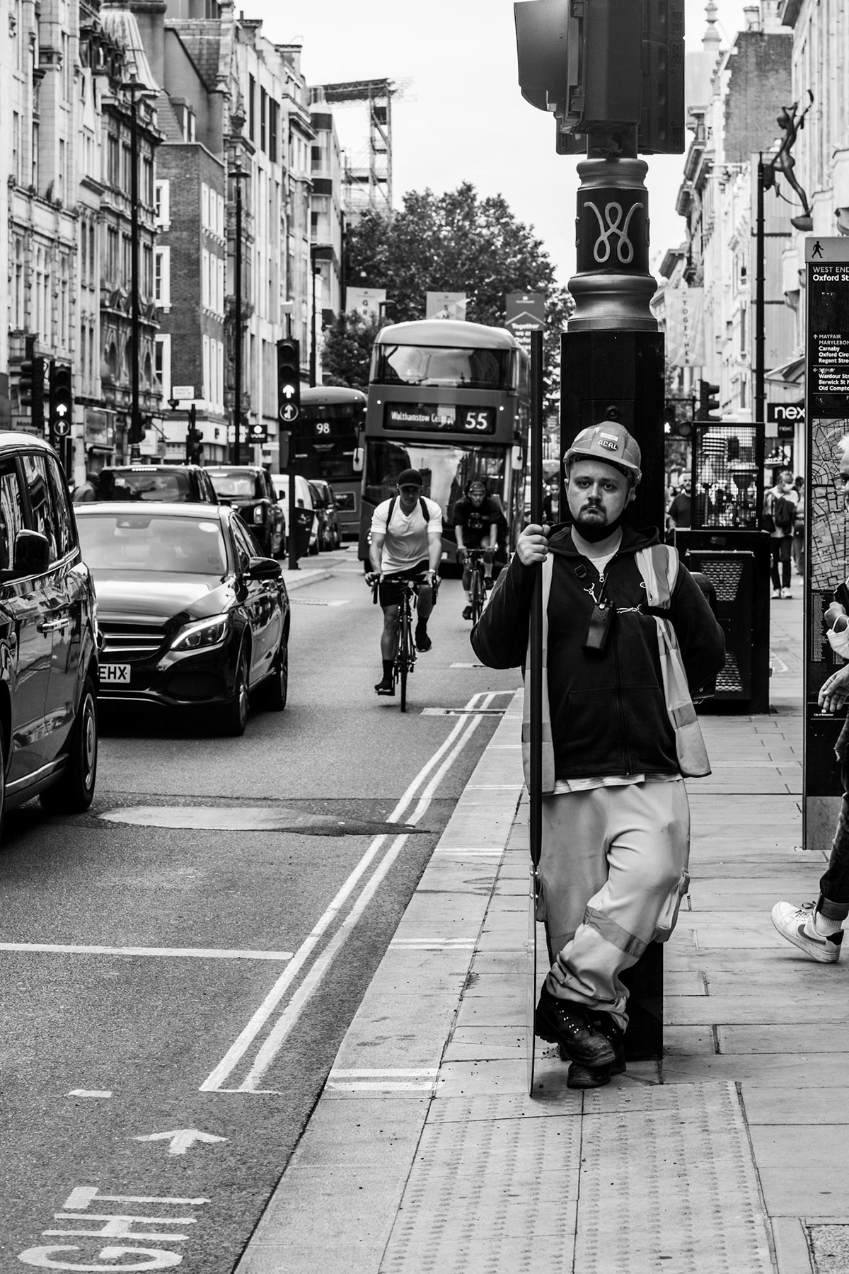 football fans London London streets London West End scots Shane Aurousseau street photography street photos street workers workmen