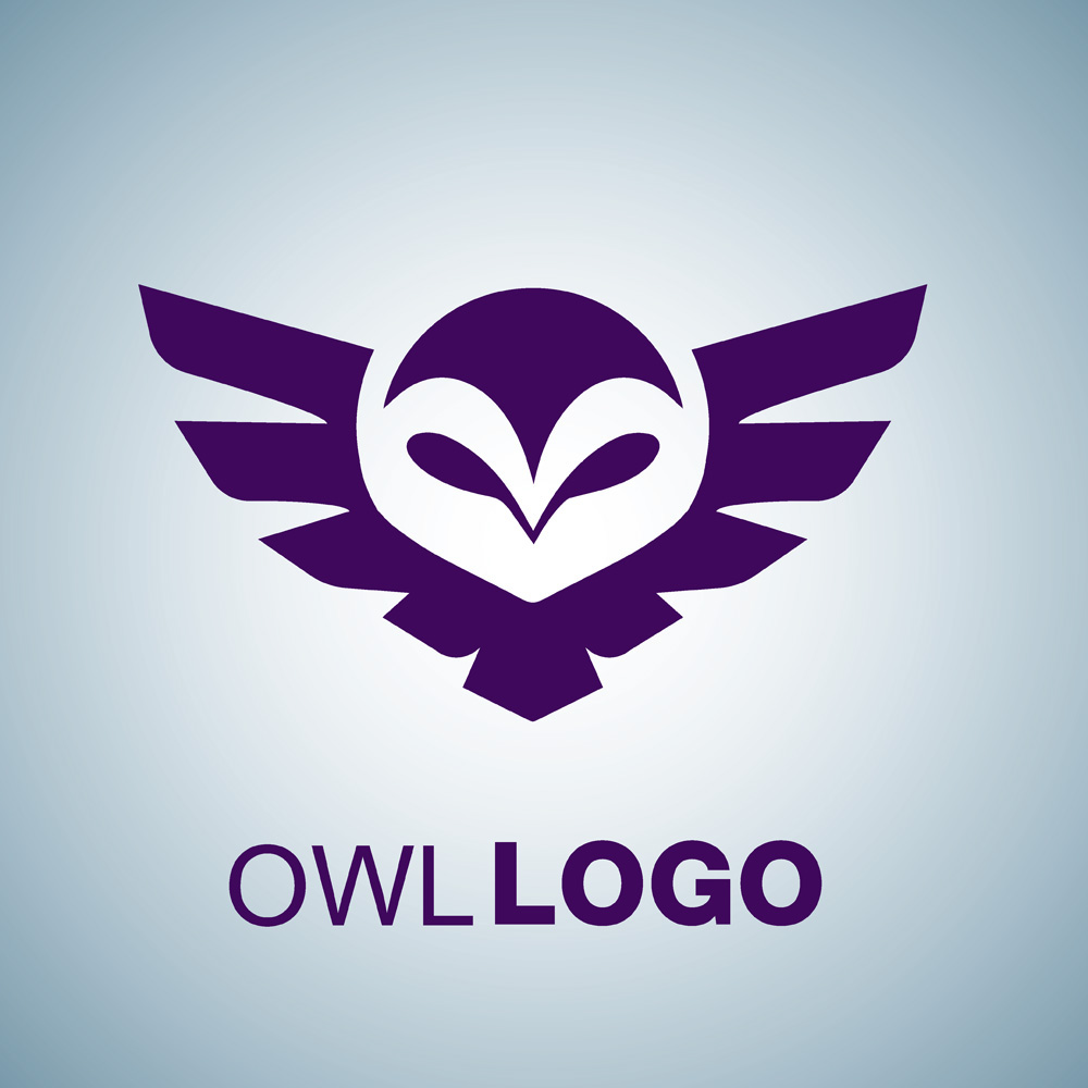 Owl logo set.