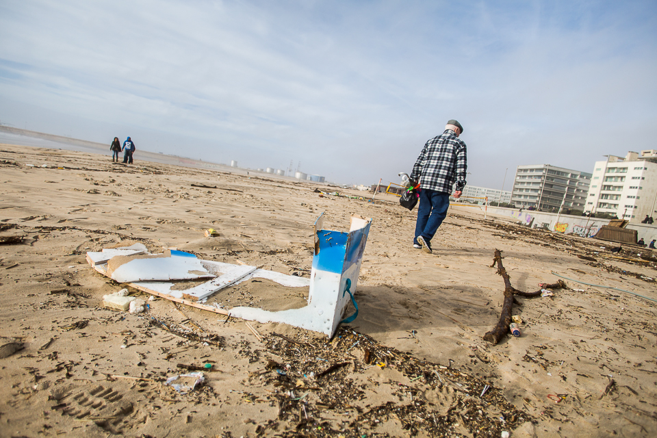 Foz matosinhos porto Portugal storm waves sea destruction sand places