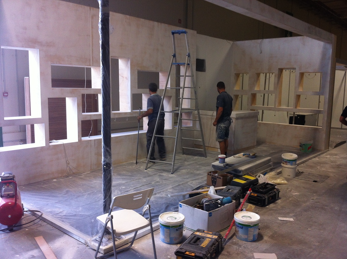 Exhibition  booth construction