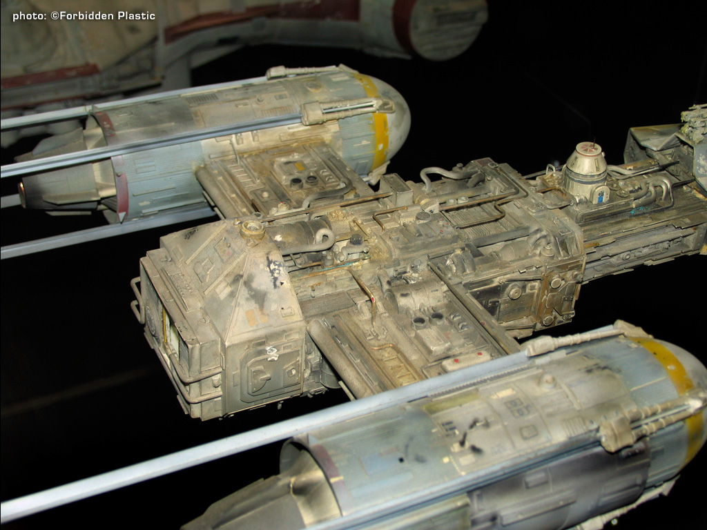 star wars miniatures models ILM y-wing Bill George Btl