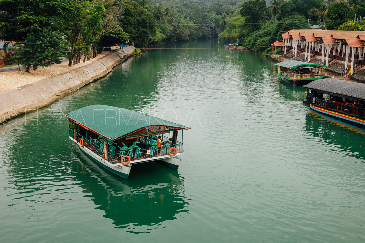 The starting point of the Loboc River Cruise, Bohol, Philippines