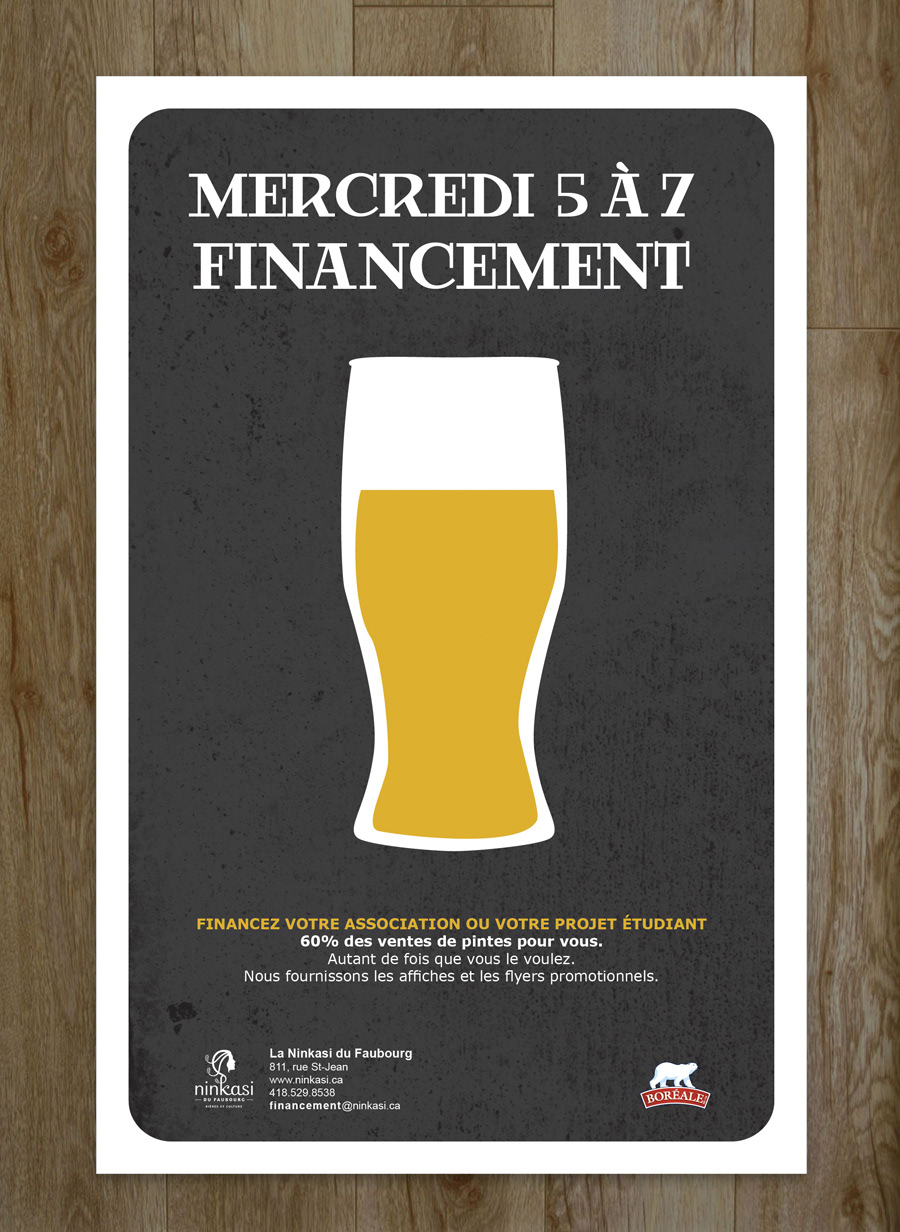 beer vector poster