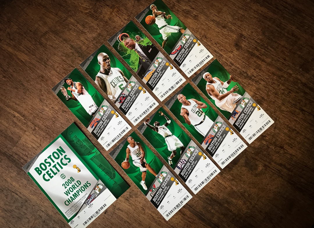 boston celtics tickets green basketball NBA