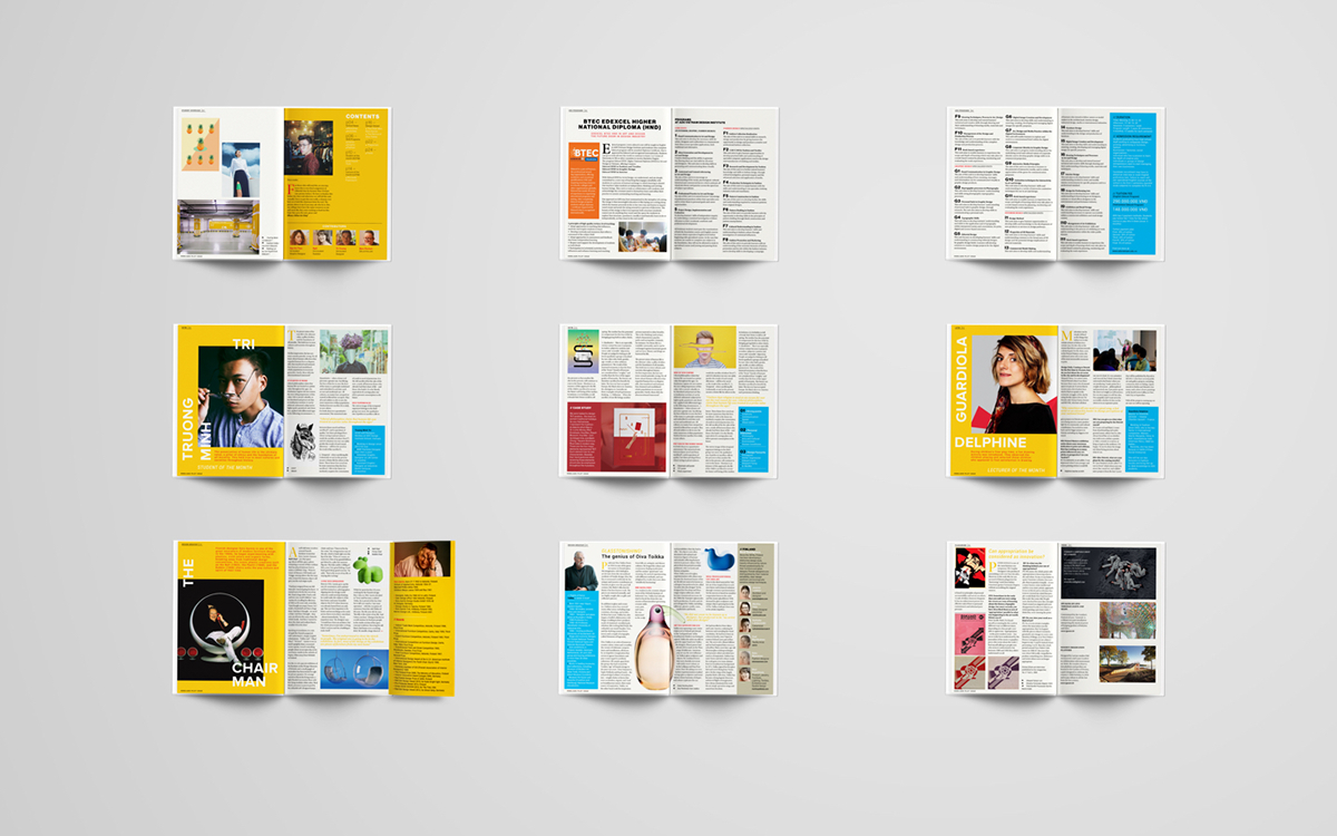 magazine microzine cover Layout gradient graphic direction design vietnam tri