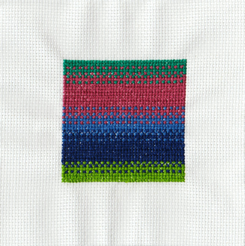 Adobe Portfolio Cross-stitch colors