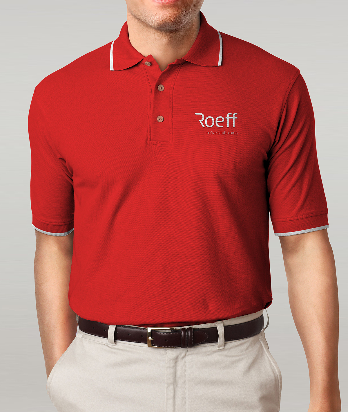 Roeff móveis furniture red logo Logotype brand design visual identify stationary identity