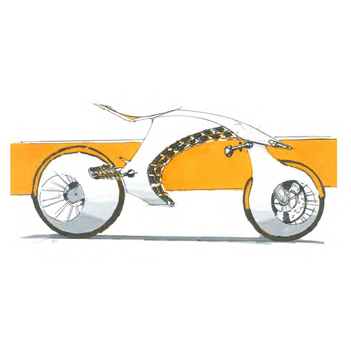 motorcycle design motorcycle auomotive concept RCA royalcollegeofart mobility evolve evolve_IM18 rca_vehicle_design