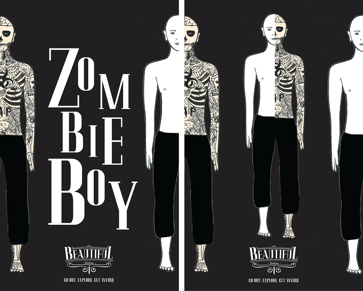 Beautiful Bodies ZOMBIE BOY human barbie lizard man body alterations