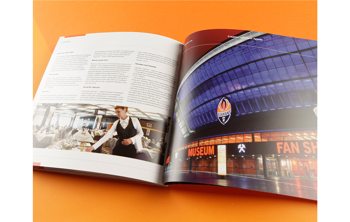 book Booklet print brochure Layout football