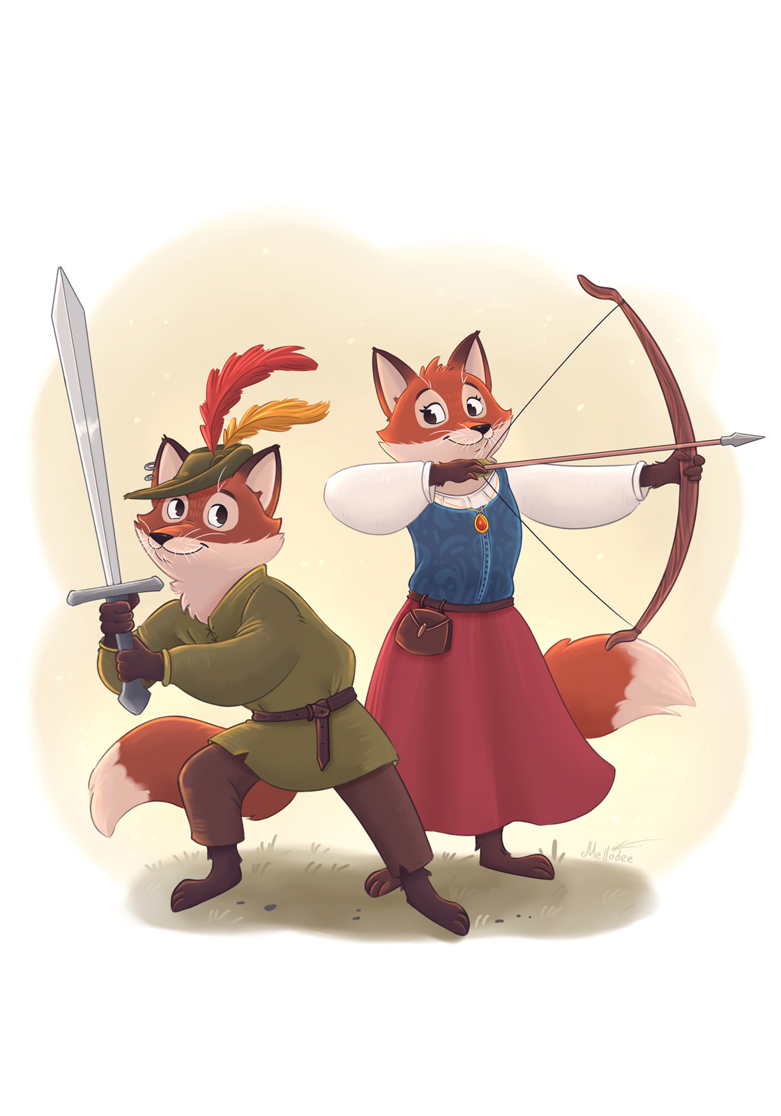 animal art Character design  children's illustration fantasy fantasyart FOX kidlit kidlitart medieval Picture book