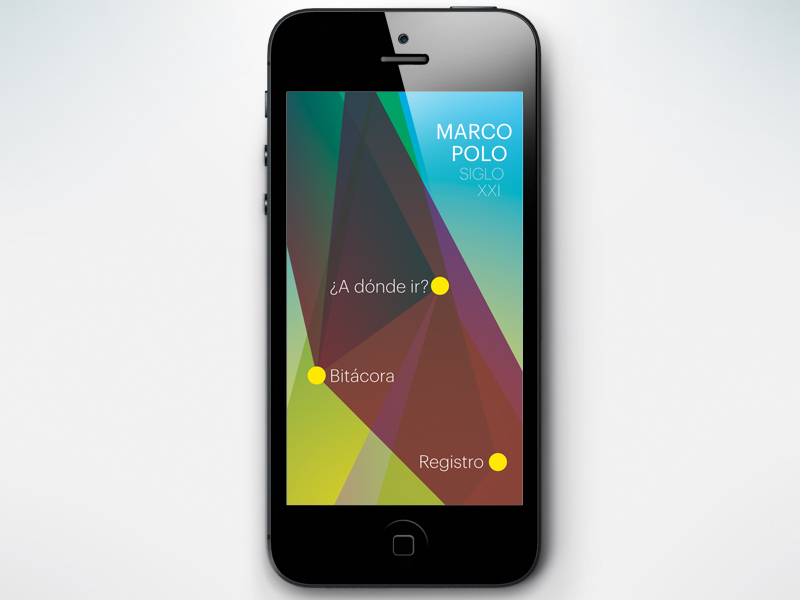 logo Travel marco polo iphone app stationary car design