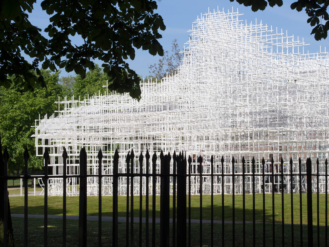 arts contemporary installation cafe architectural photography London serpentine parks
