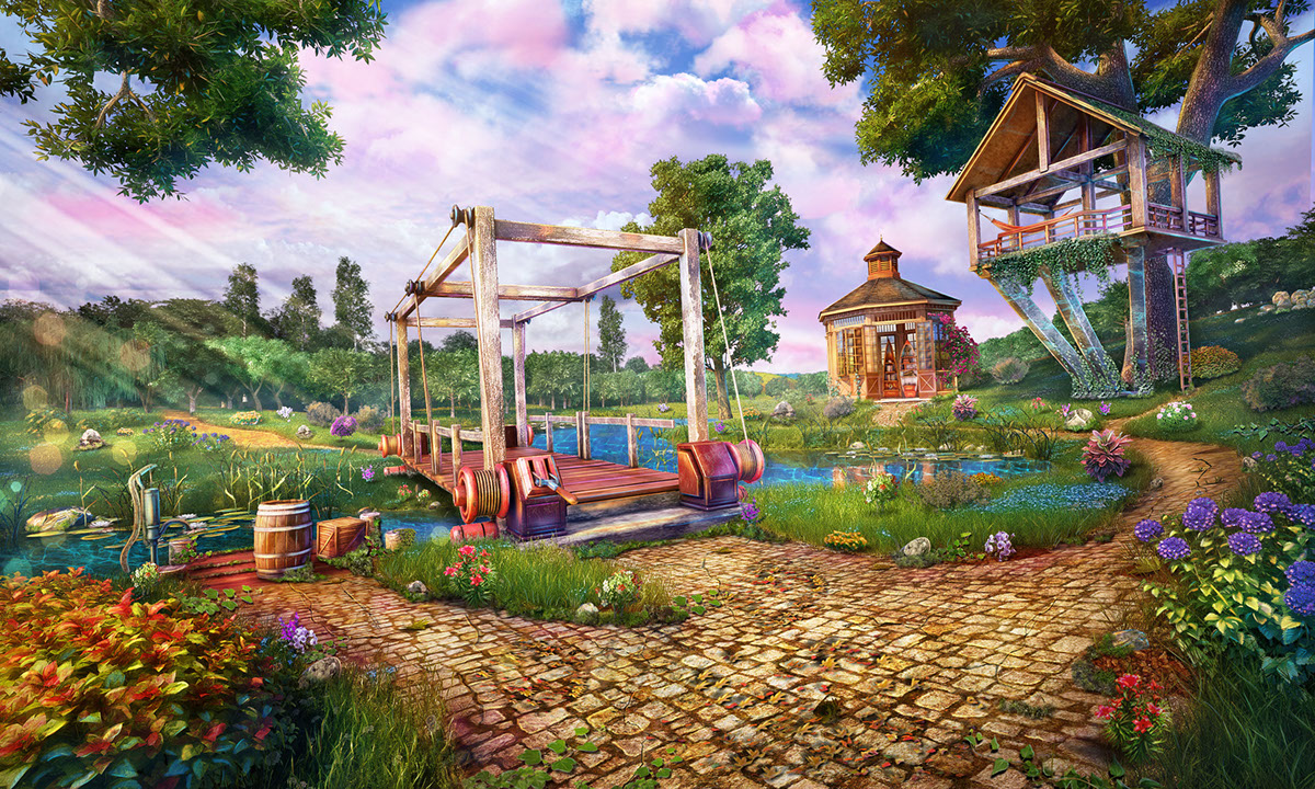 hidden object puzzle advanture game overpainting Matte Painting casual nikola djuric digital painting eipix Big Fish Games Off the Record: The Final Interview Collector’s Edition