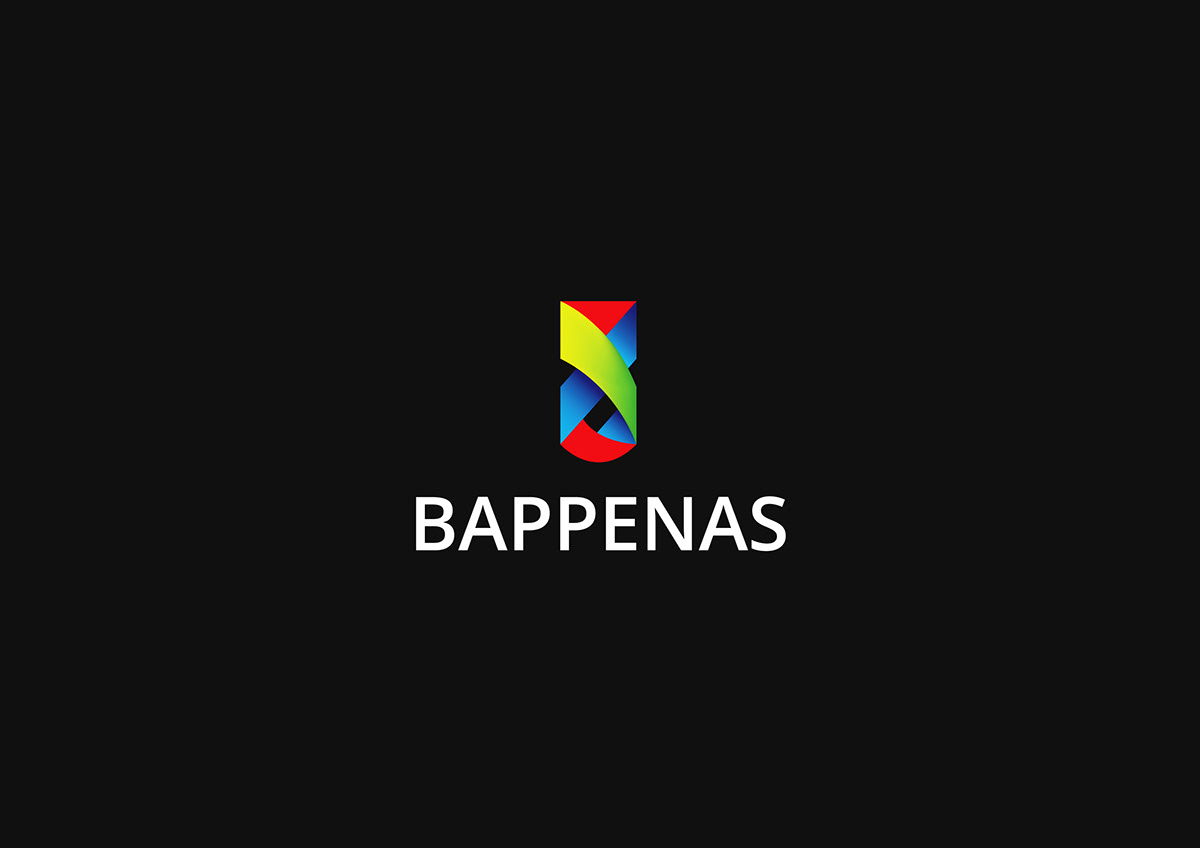 Bappenas Brand & Identity Corporate Identity logo dicky theng blue red yellow green Go Green