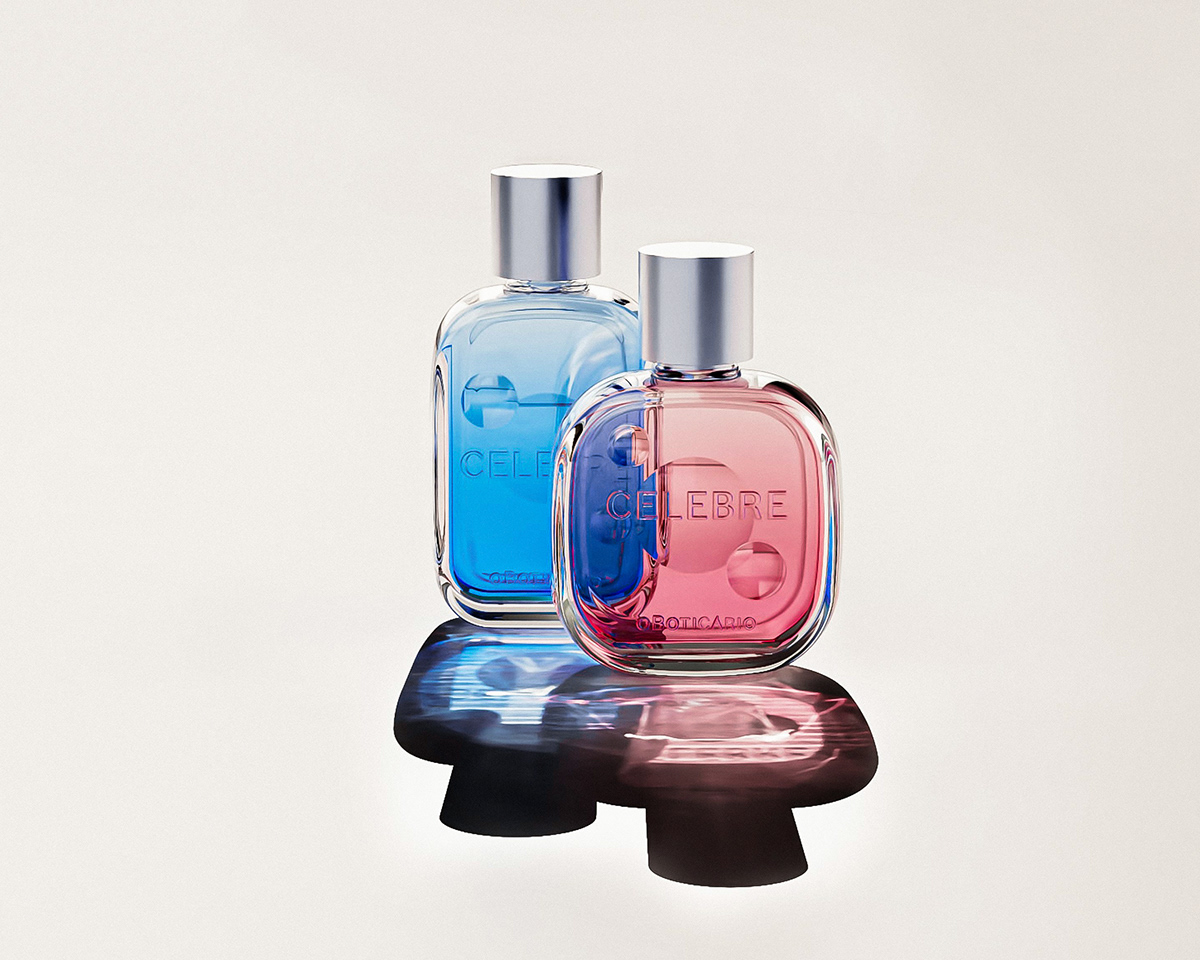 beauty beleza Boticário cosmetics cosmetics packaging graphic design  OBoticario perfume perfume bottle shapes