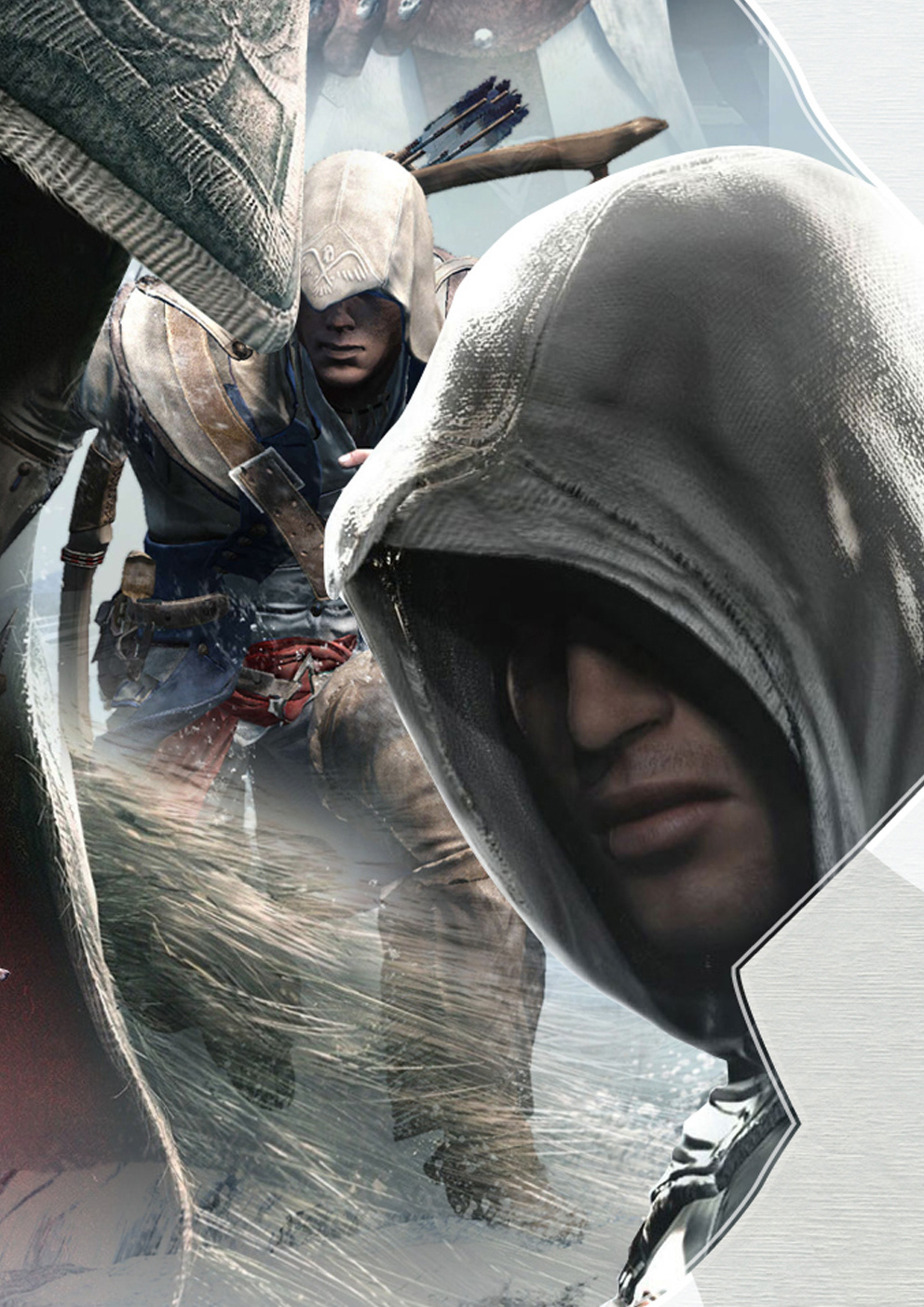 Assassin's Creed Fan Art ubisoft French Corentin Chiron game Desmond Miles Altaïr Ibn La-Ahad Ezio Auditore Connor Kenway