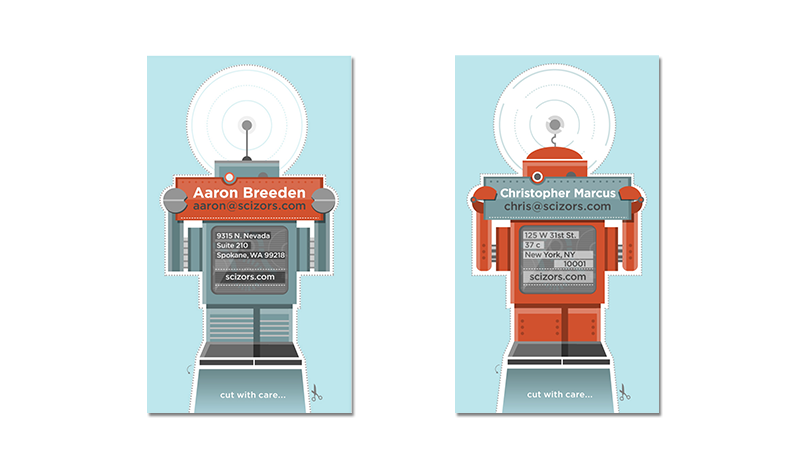 Adobe Portfolio logo Playful robot