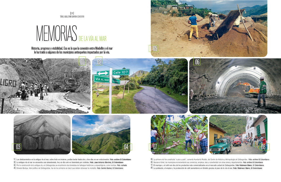 Antioquia colombia Diseño editorial diseño gráfico editorial magazine revista tunel túneles
