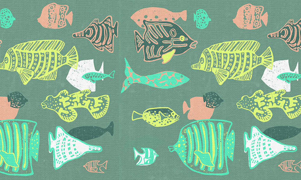 atlantis aquatic marine risd pattern surfacedesign homegoods Textiles Patterns sea
