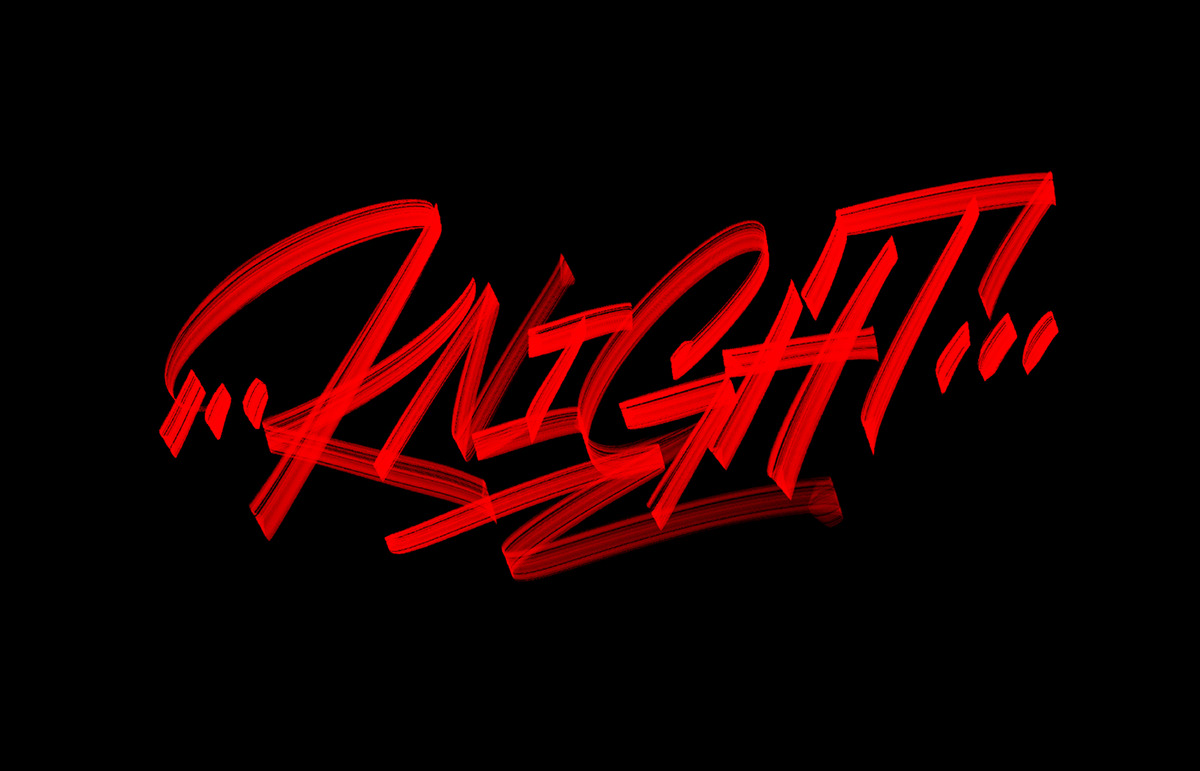 Procreate Logotype logo Calligraphy   lettering brush каллиграфия леттеринг iPad Graffiti