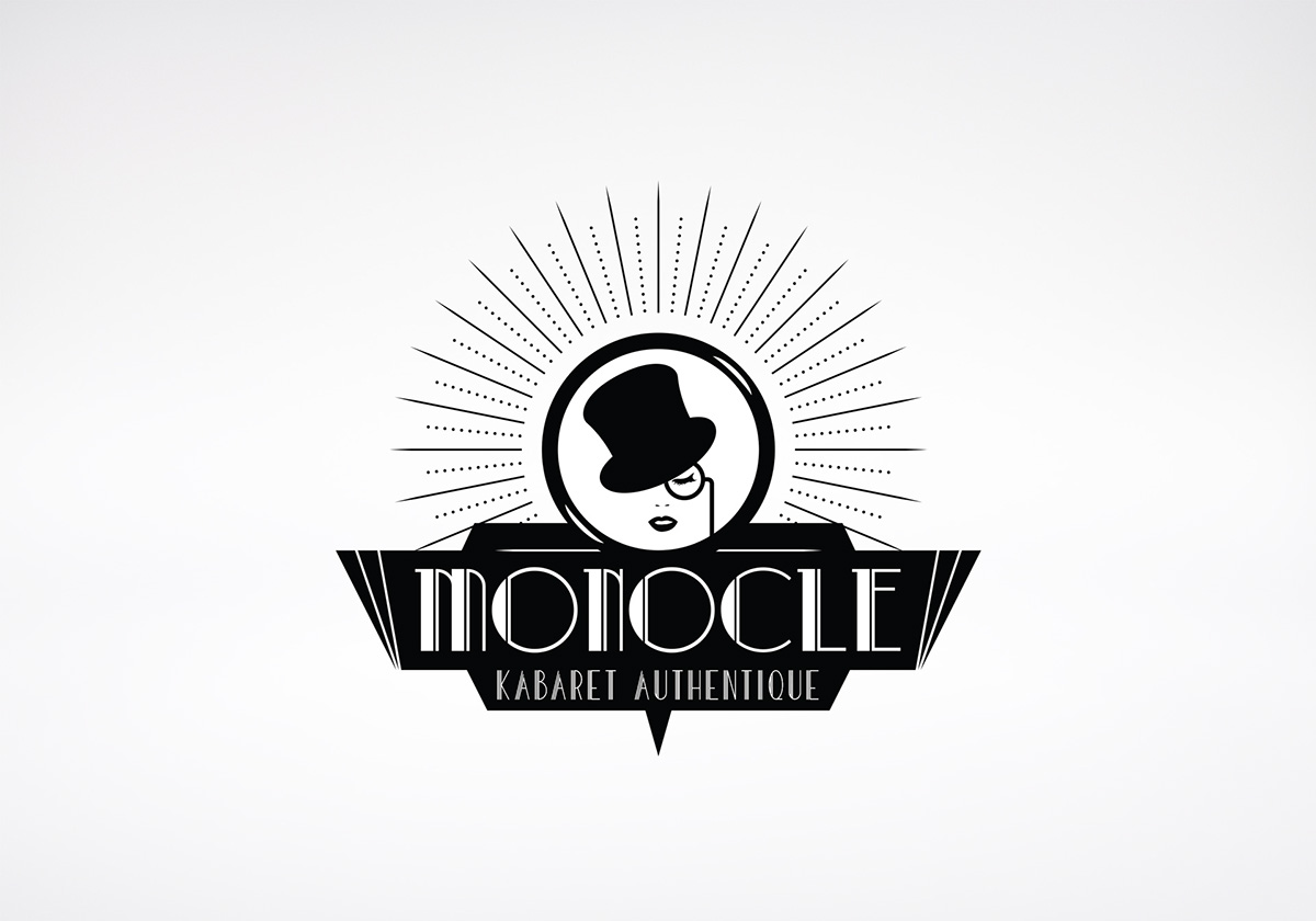 logo identity branding  art direction graphic design deco cabaret Monocle