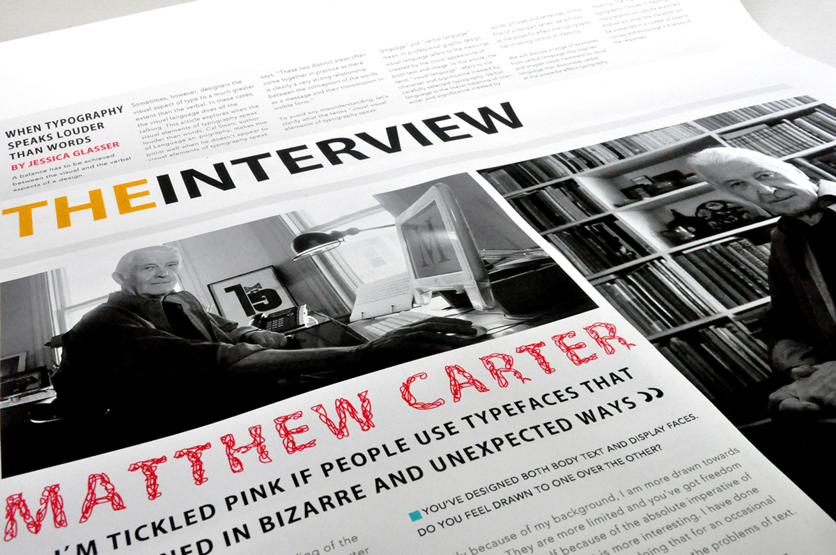 print newspaper matthew carter broadsheet articles interview line