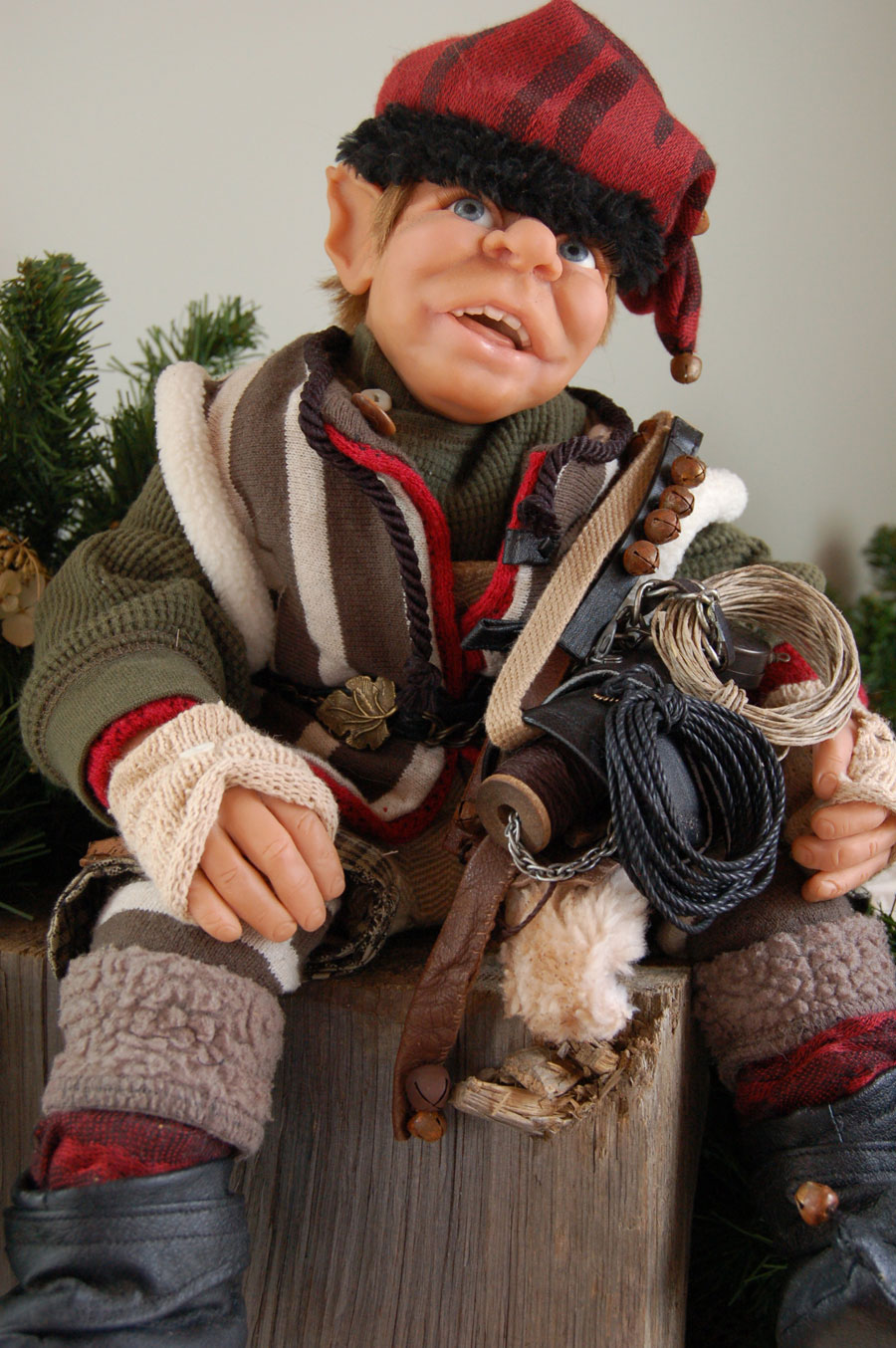 elves Christmas Holiday dolls sculpture Portraiture